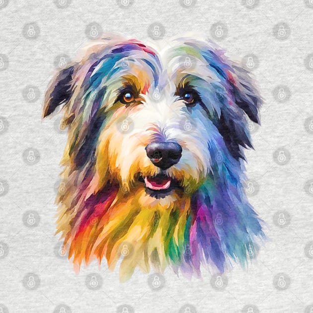 Pop-Art Polish Lowland Sheepdog by Doodle and Things